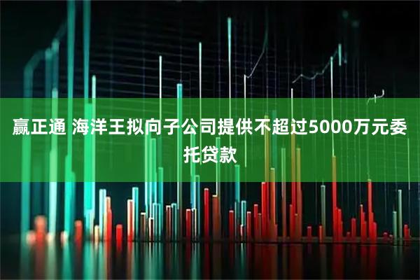 赢正通 海洋王拟向子公司提供不超过5000万元委托贷款